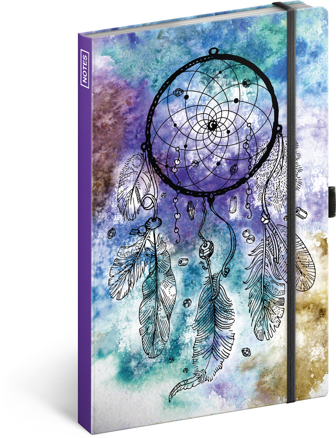 Notebook Dream Catcher, lined, 13 × 21 cm