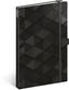 Notebook Black, lined, 13 × 21 cm
