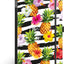 Notebook Pineapples, lined, 13 × 21 cm