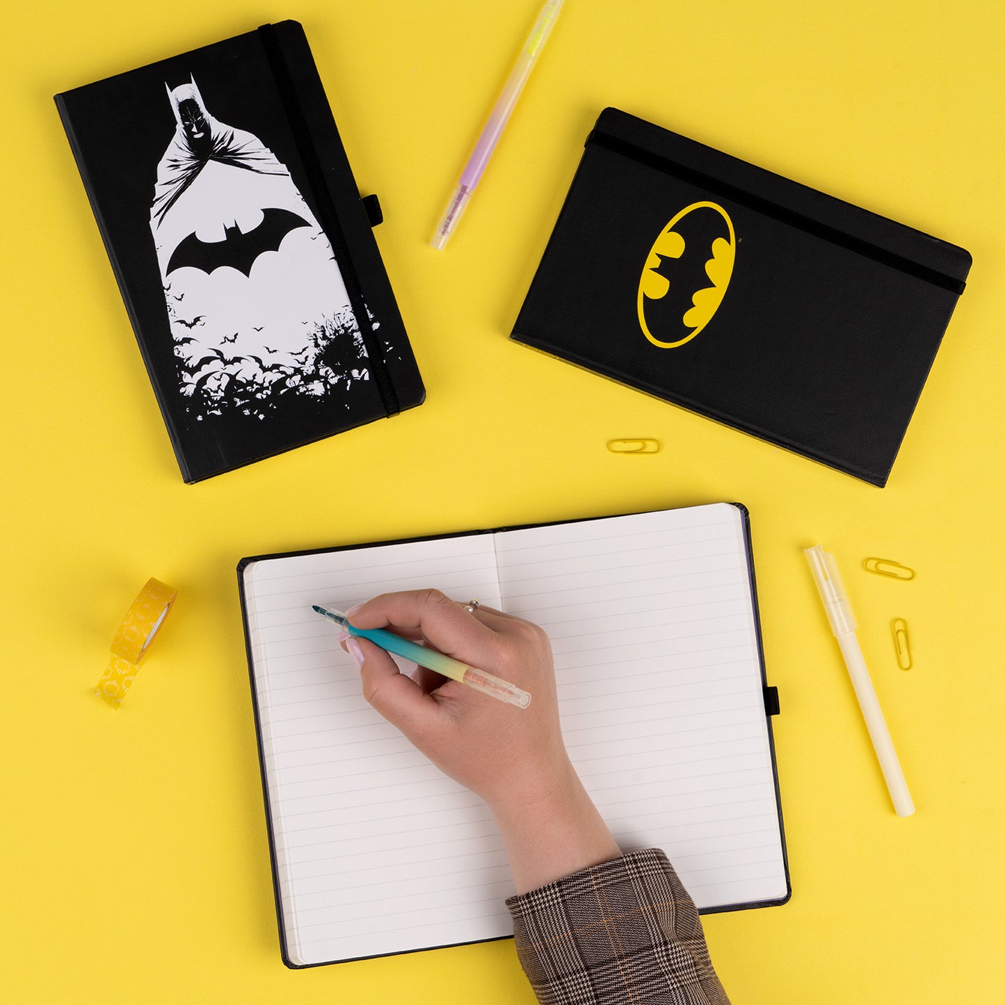 Notebook Batman, lined, 13 × 21 cm