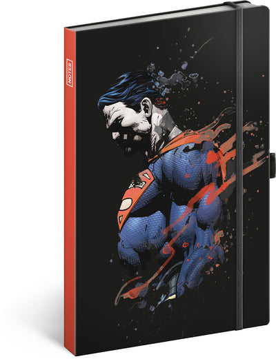 Notebook Superman, lined, 13 × 21 cm