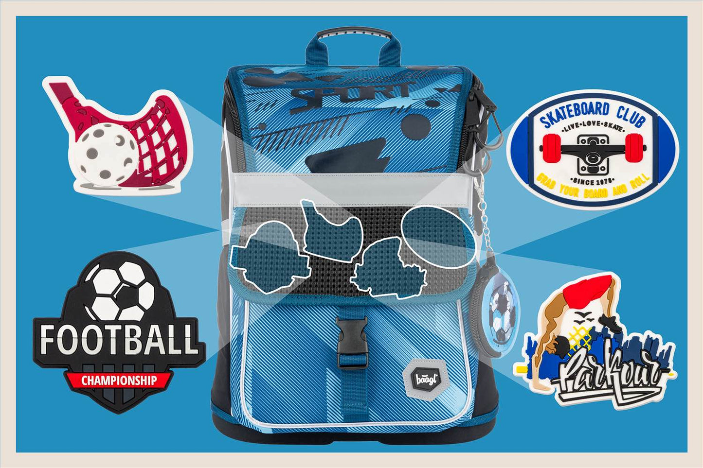 School bag Zippy Sport DIY