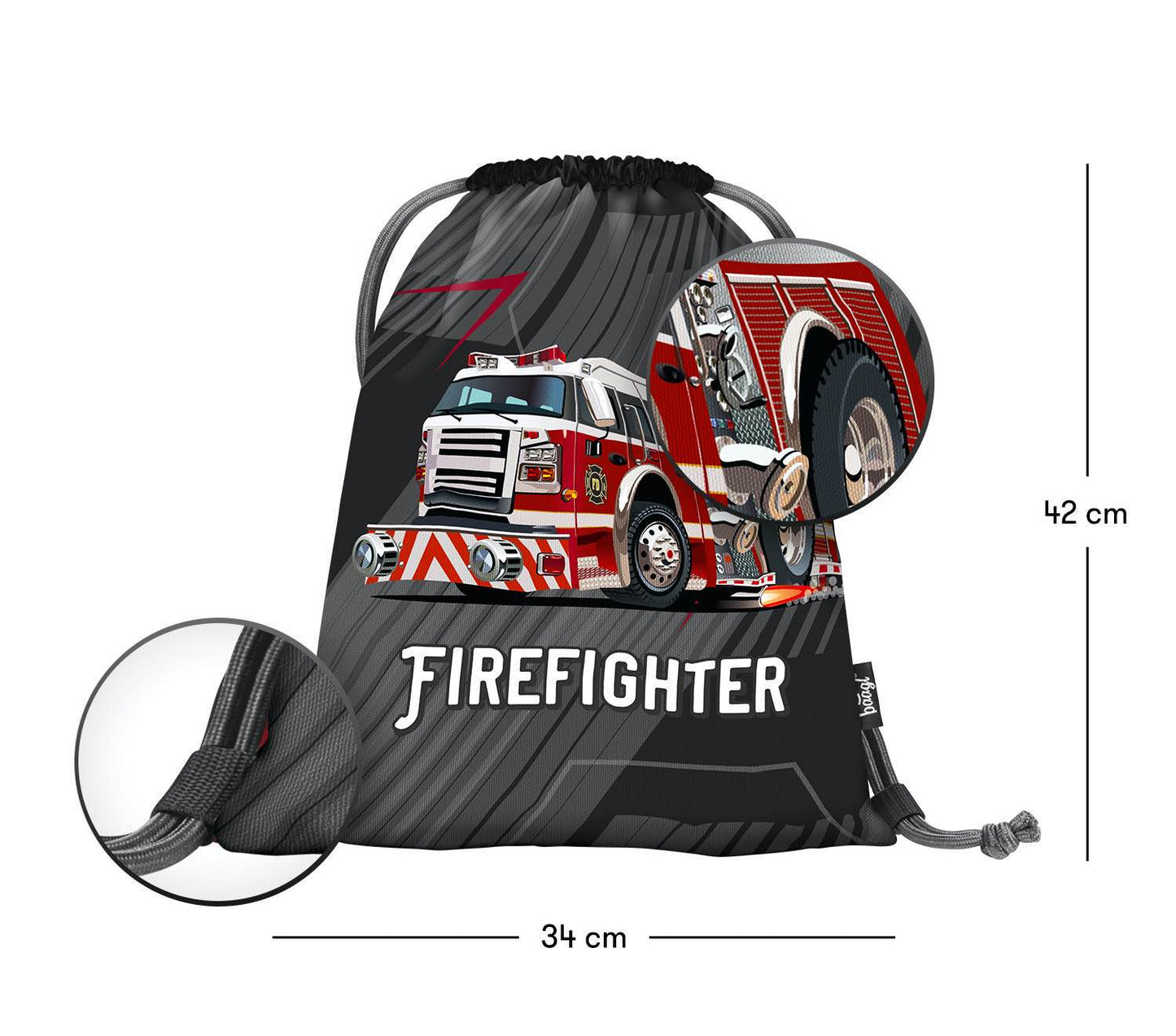 Gym sack Firetruck