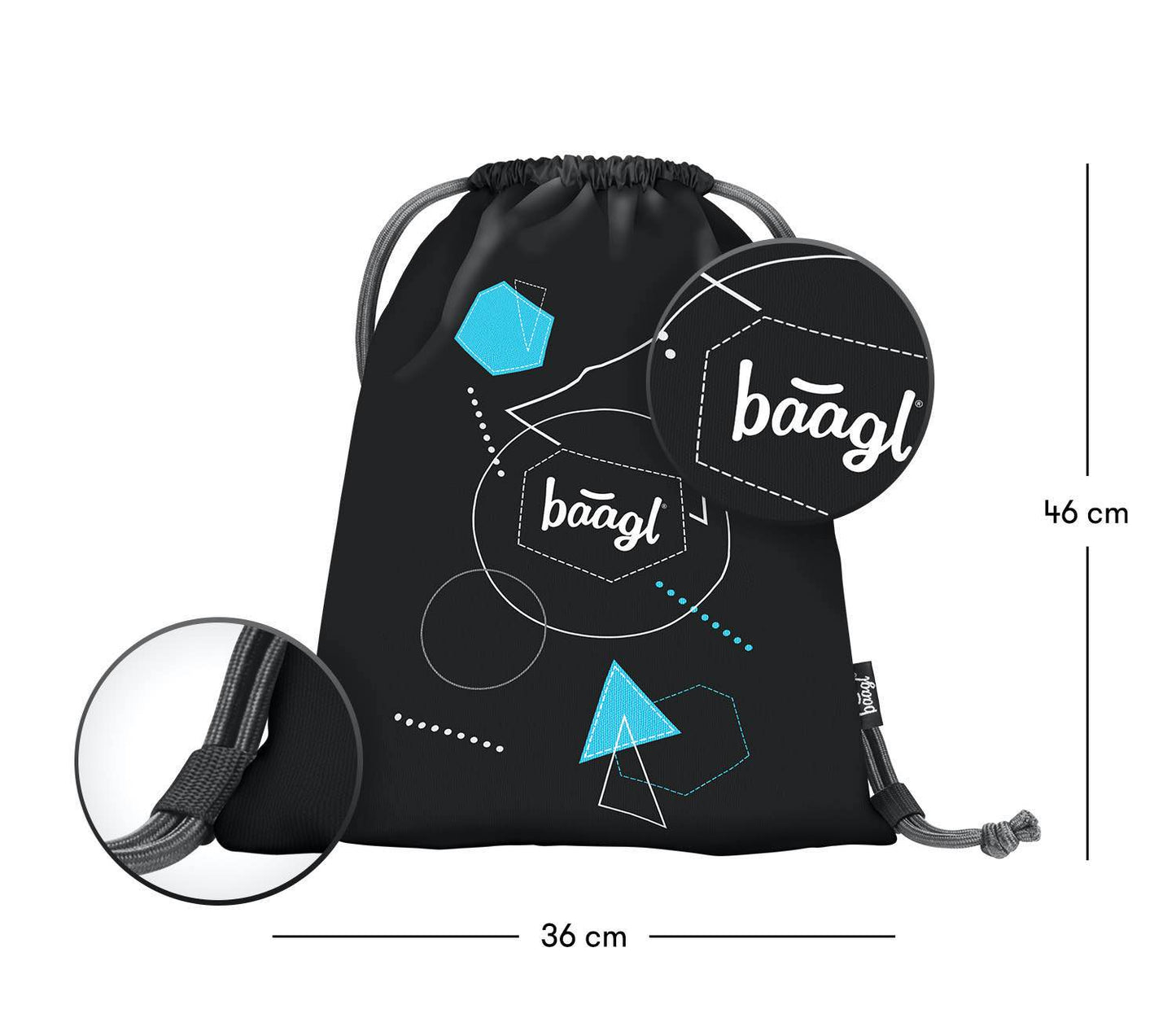 Gym sack Logo Black