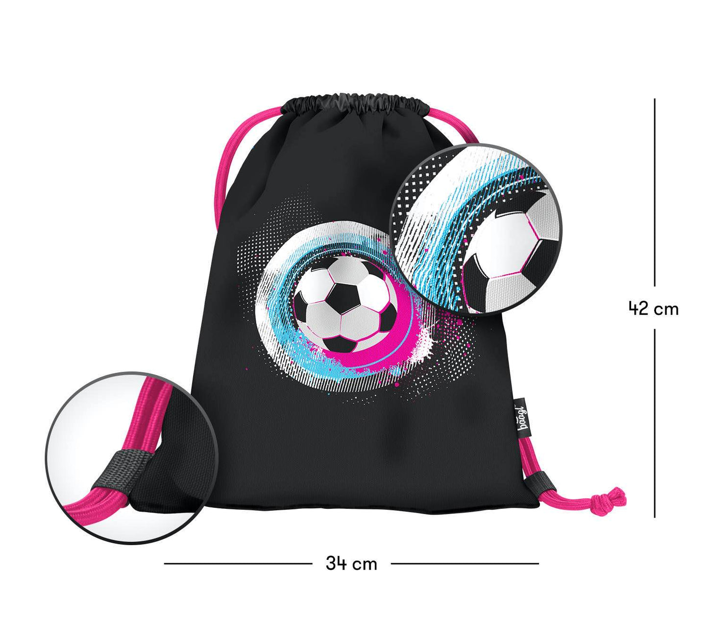 Gymsack Football Pink