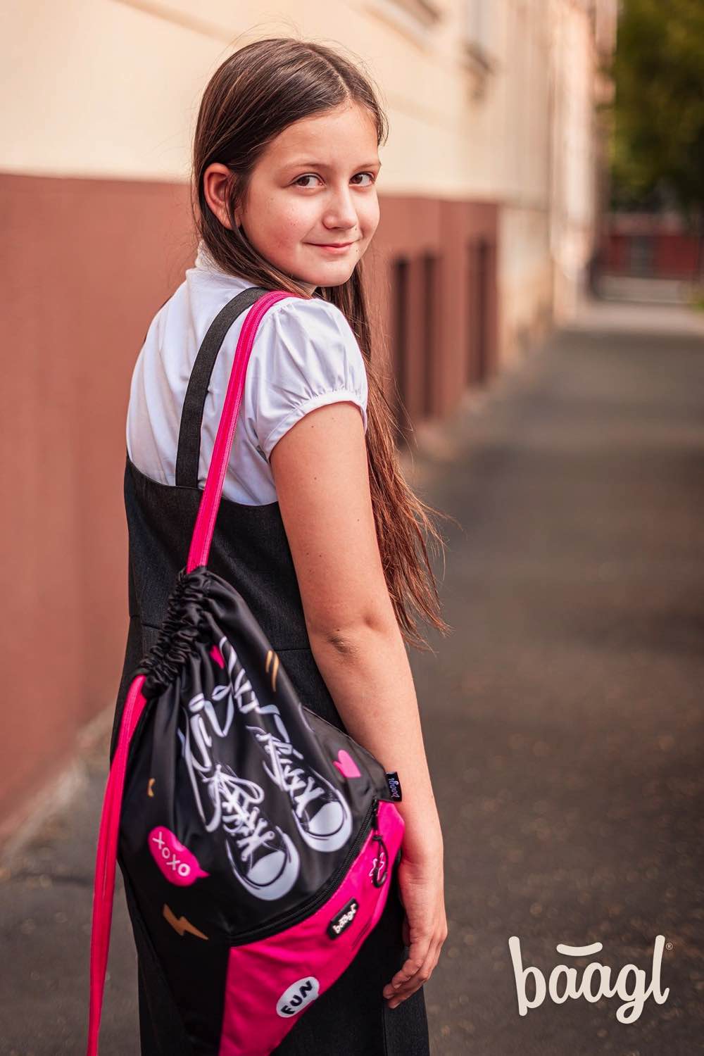 Gym sack with zip pocket Sneakers