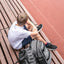 School backpack Skate Checked