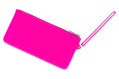 Silicone Pouch Neon Pink