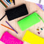 Silicone Pouch Neon Pink