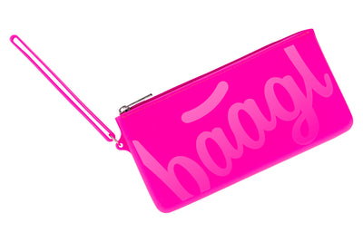 Silicone Pouch Neon Pink