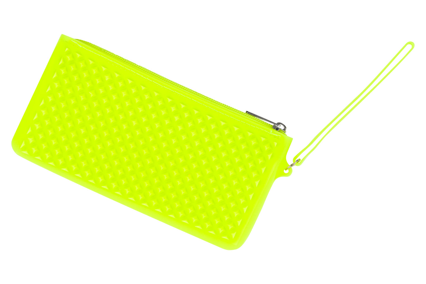 Silicone Pouch Neon Yellow