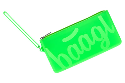 Silicone Pouch Neon Green
