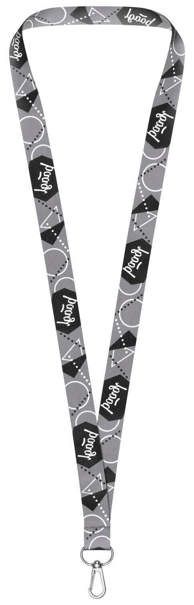 Long keychain – lanyard, gray