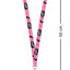 Long keychain – lanyard, pink