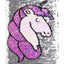 Notebook Sequined Unicorn