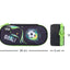 School pencil case etue compact Football