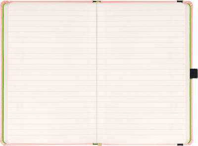 Notebook Avocado, lined, 13 × 21 cm