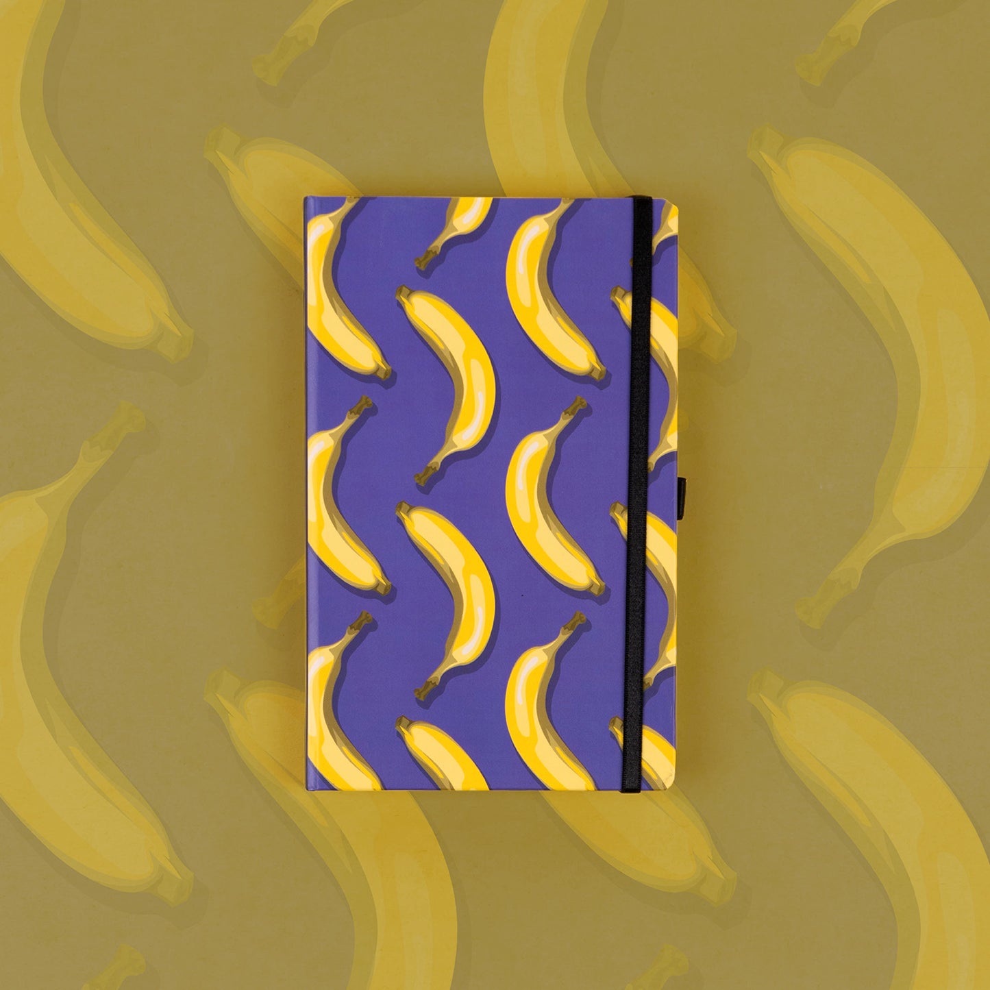 Notebook Bananas, lined, 13 × 21 cm