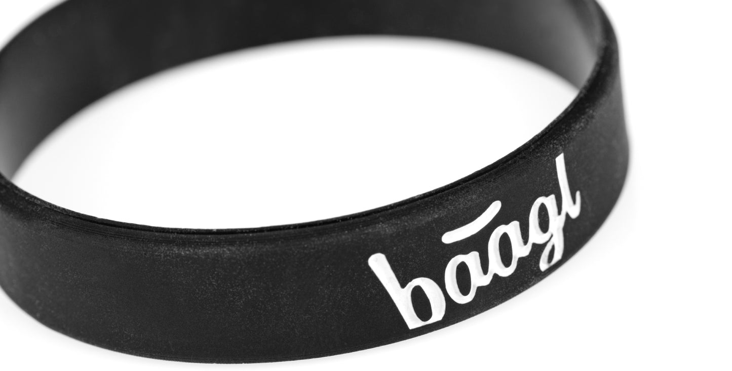 Black glow-in-the-dark bracelet