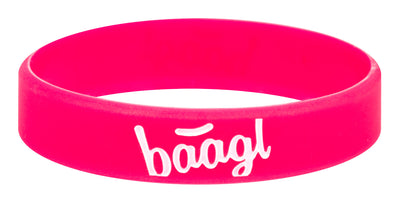 Pink glow-in-the-dark bracelet