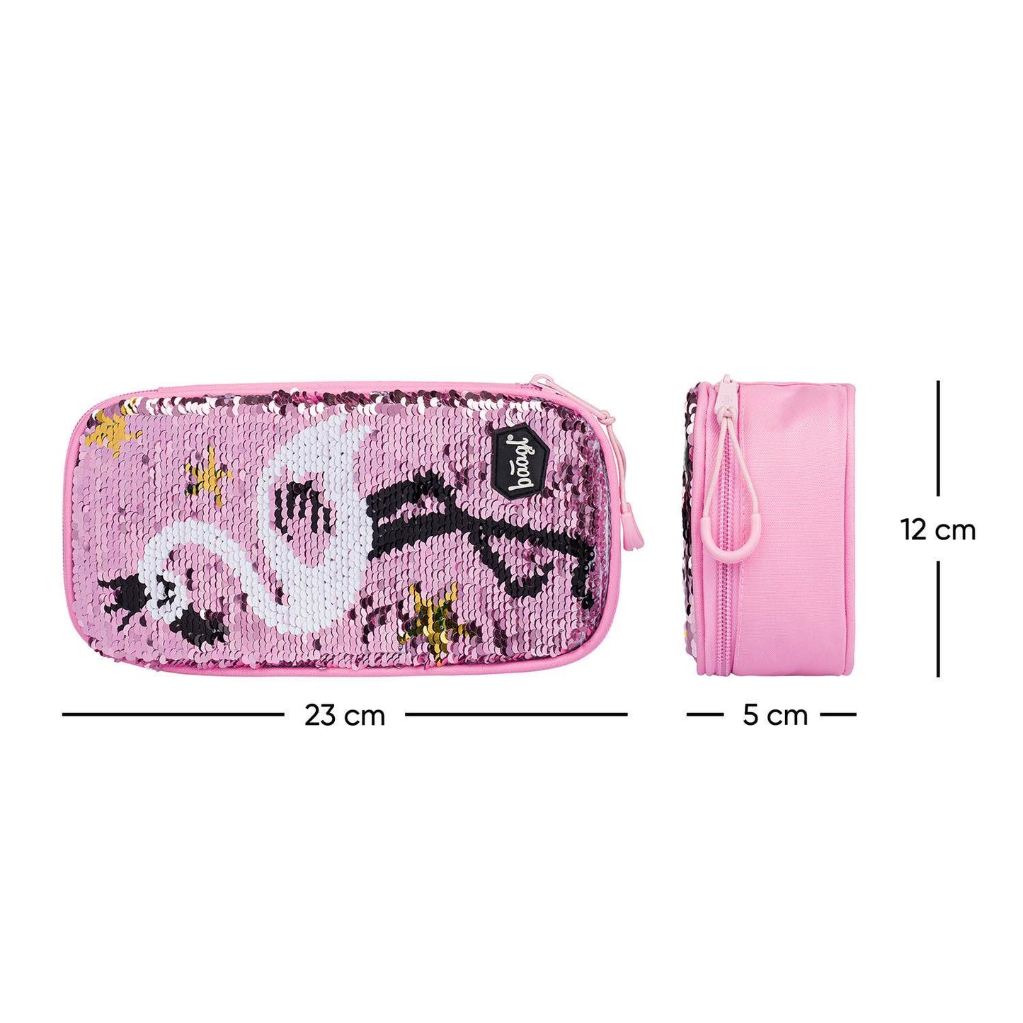 School pencil case etue Fun Flamingo