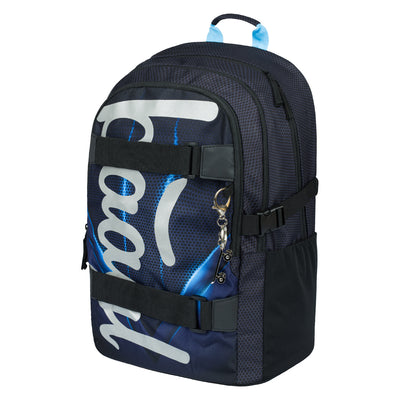 School backpack Skate Bluelight