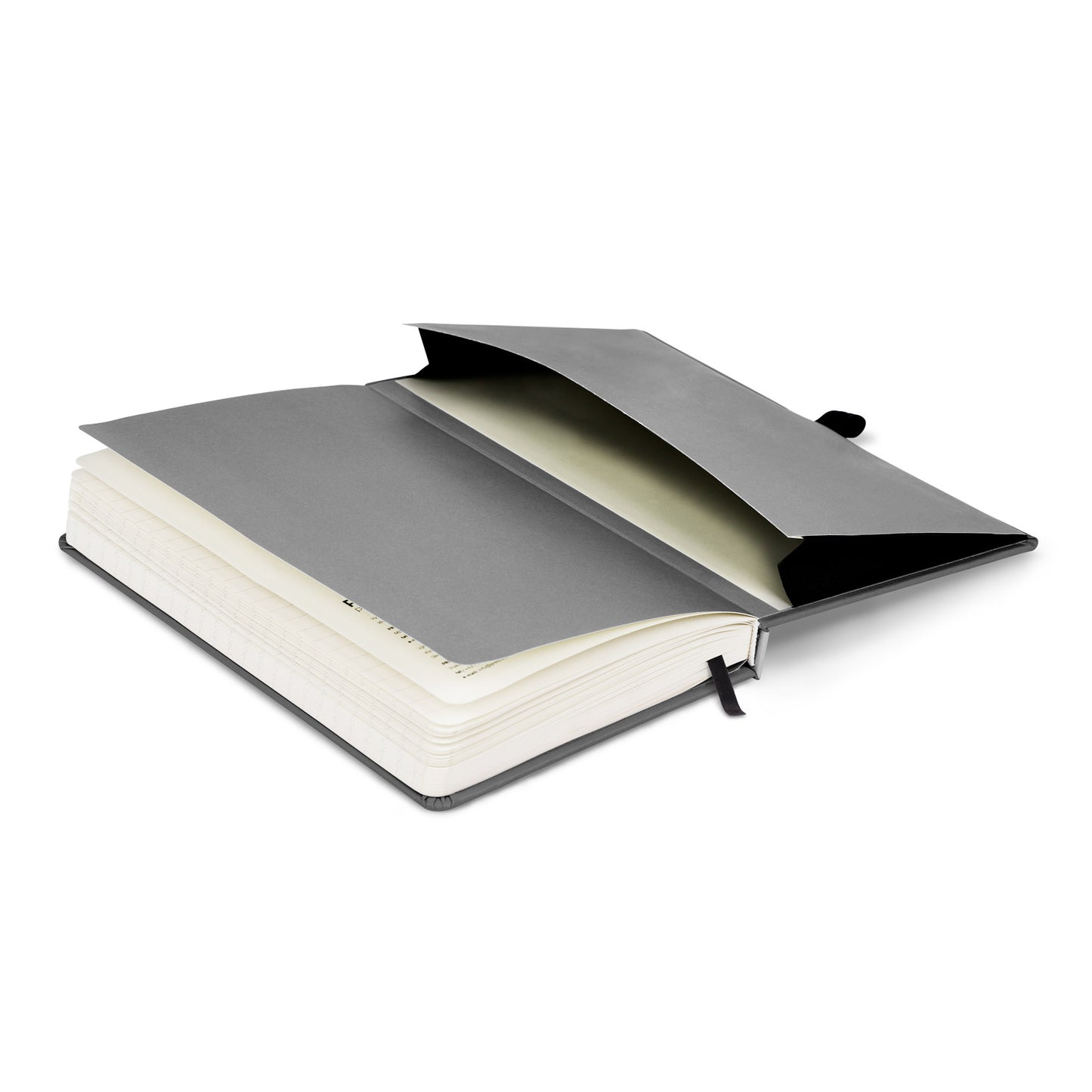 Notebook Hardy, blue, lined, 13 × 21 cm