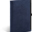 Notebook Hardy, blue, lined, 13 × 21 cm