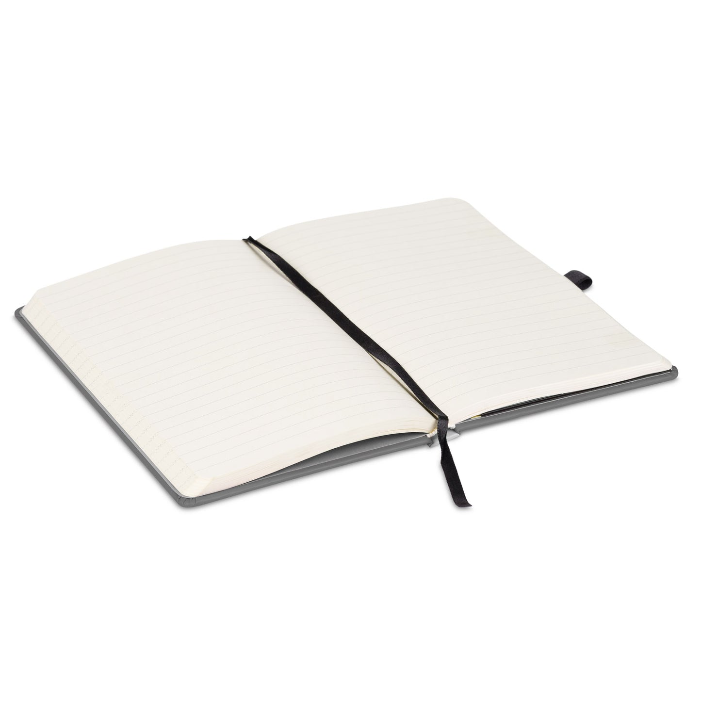 Notebook Skiver, red–burgundy, lined, 13 × 21 cm