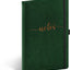 Notebook Velvet, Typo, lined, 13 × 21 cm