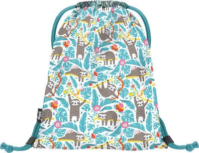 Gym sack with zip pocket Sloth