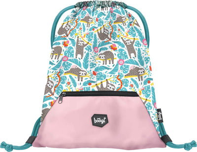 Gym sack with zip pocket Sloth