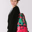 Gym sack with zip pocket Melon