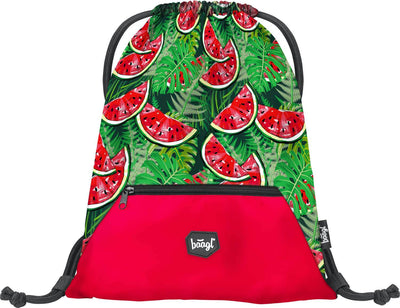 Gym sack with zip pocket Melon