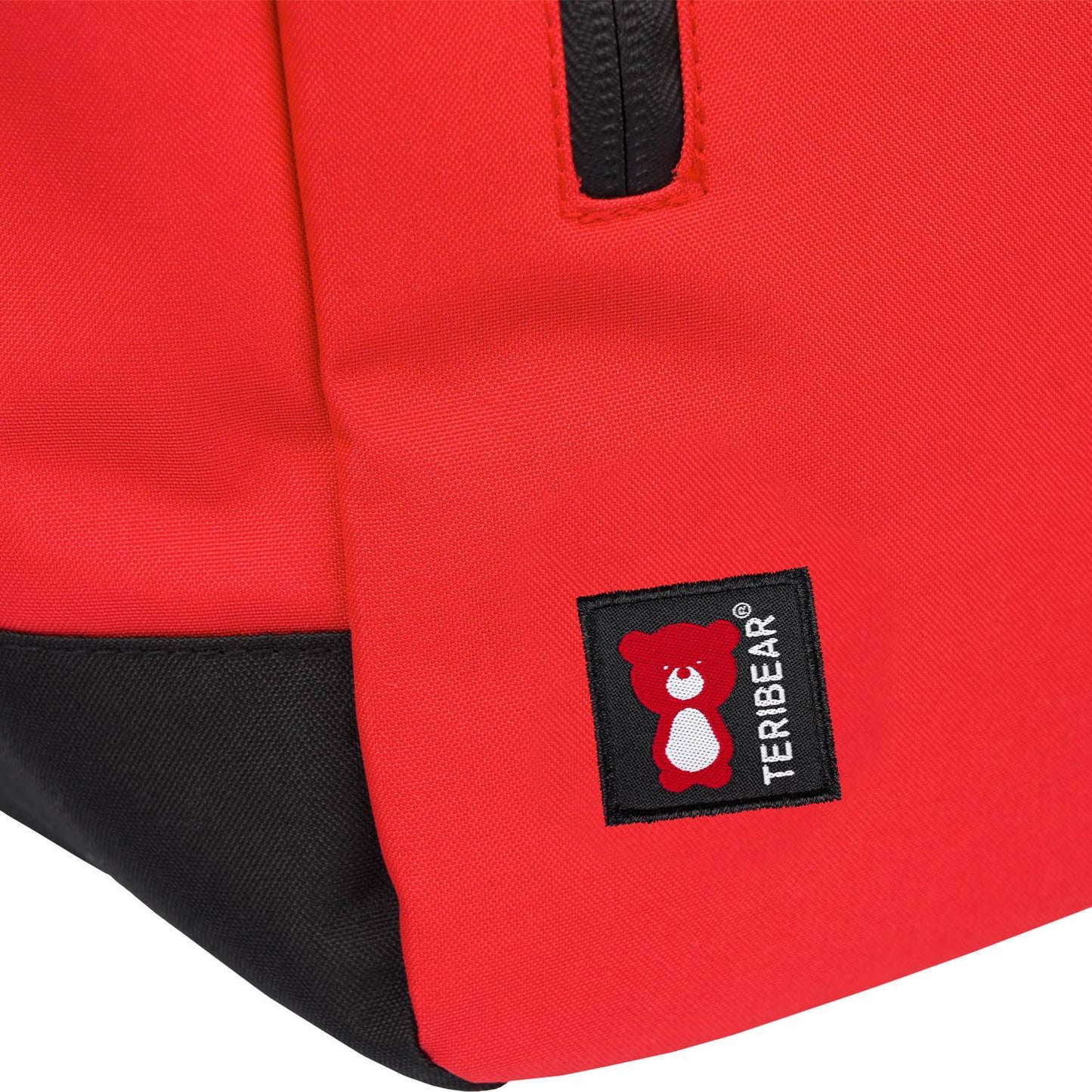 Roll top backpack TERIBEAR red