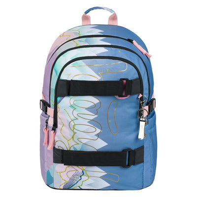 School backpack Skate Moon