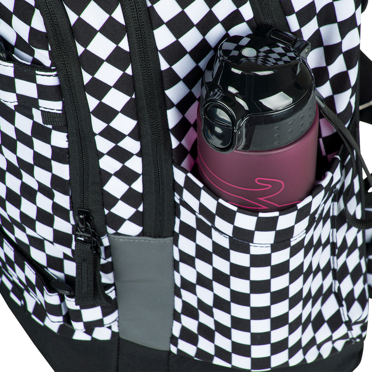 School backpack Skate Checked