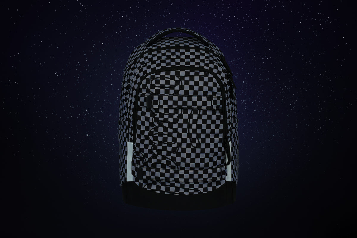 School backpack Skate Checked