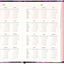 Magnetic weekly planner Purple Flowers 2026, 13 x 21 cm