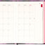 Magnetic weekly planner Purple Flowers 2026, 13 x 21 cm
