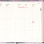 Magnetic weekly planner Purple Flowers 2026, 13 x 21 cm