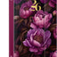 Magnetic weekly planner Purple Flowers 2026, 13 x 21 cm