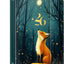 Magnetic weekly planner Fox 2026, 13 x 21 cm