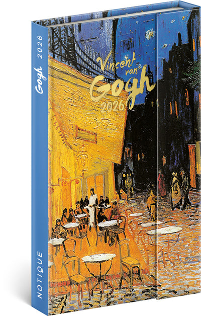 Magnetic weekly planner Vincent van Gogh 2026, 13 x 21 cm