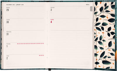 Magnetic weekly planner Liška 2026, 11 x 16 cm