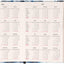 Magnetic weekly planner Porcelain Flower 2026, 11 x 16 cm