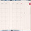 Magnetic weekly planner Porcelain Flower 2026, 11 x 16 cm