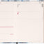 Magnetic weekly planner Porcelain Flower 2026, 11 x 16 cm