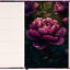 Magnetic weekly planner Purple Flowers 2026, 11 x 16 cm