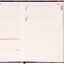 Magnetic weekly planner Purple Flowers 2026, 11 x 16 cm